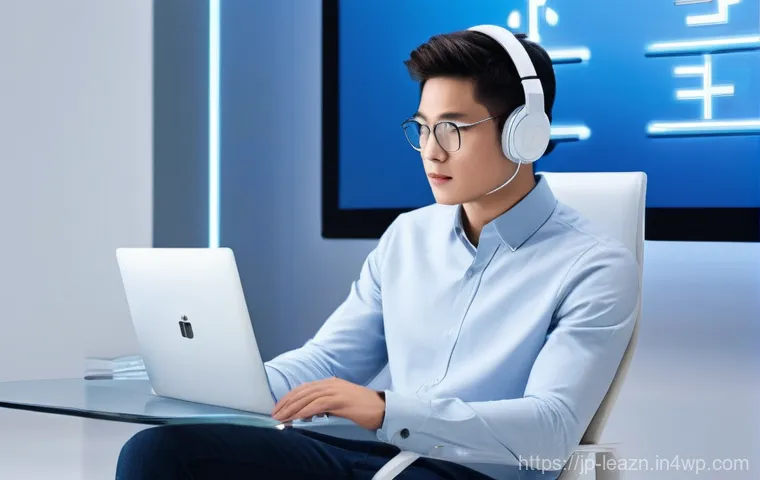 자기 주도 학습을 위한 다양한 학습 자원 - **"Collaborative Study Session in a Modern Hub"**
    A diverse group of four young adults (two men ...