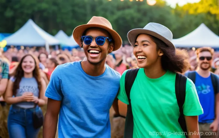 자기 주도 학습을 위한 자원 관리 전략 - **Prompt 1:** A joyful, diverse group of young adults, approximately 18-22 years old, enjoying a vib...